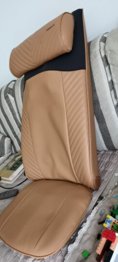 傲胜（OSIM） OS-260按摩坐垫 按摩椅靠垫 颈部背部腰部按摩背垫  颈椎按摩器材 父母送礼物 快乐黄 晒单图