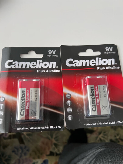 飞狮（Camelion）碱性电池 干电池 6LR61/9V/9伏 电池 1节 万用表/烟雾报警器/话筒/麦克风/医疗仪器 晒单图