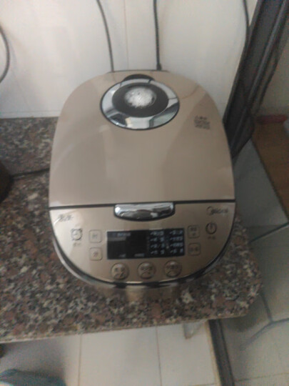 美的（Midea）电饭煲 涡轮除泡防溢锅 金属拉丝机身 圆灶釜4L电饭锅MB-WFS4057 晒单图
