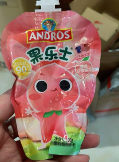 果乐士 99.9%水果+0.1%vc 草莓香蕉可吸果泥90g*9水果泥果汁泥儿童零食 晒单图