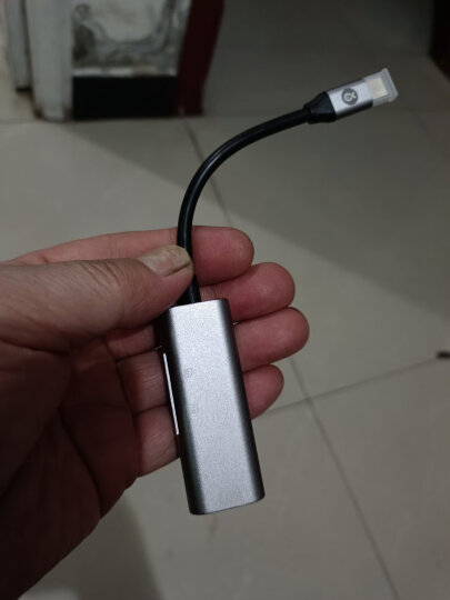 毕亚兹 Type-c转USB3.0转接 安卓数据线转换 手机OTG支持小米5乐视2华为P9 接U盘鼠标键盘硬 ZT6-银色 晒单图
