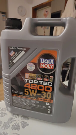 力魔（LIQUI MOLY）德国原装进口 顶技4200机油 5W-30 SP/C2C3 5L  汽车用品 晒单图