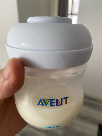 飞利浦新安怡 奶瓶 PP奶瓶 新生儿婴儿仿母乳硅橡胶奶嘴宽口径125ml（对装）自带0月+奶嘴 进口SCF690/23 晒单图
