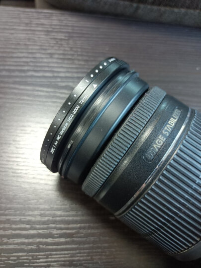 JJC ND滤镜 减光镜 可调ND2-400中灰密度镜 双面多层镀膜 单反微单相机滤光镜82mm 晒单图