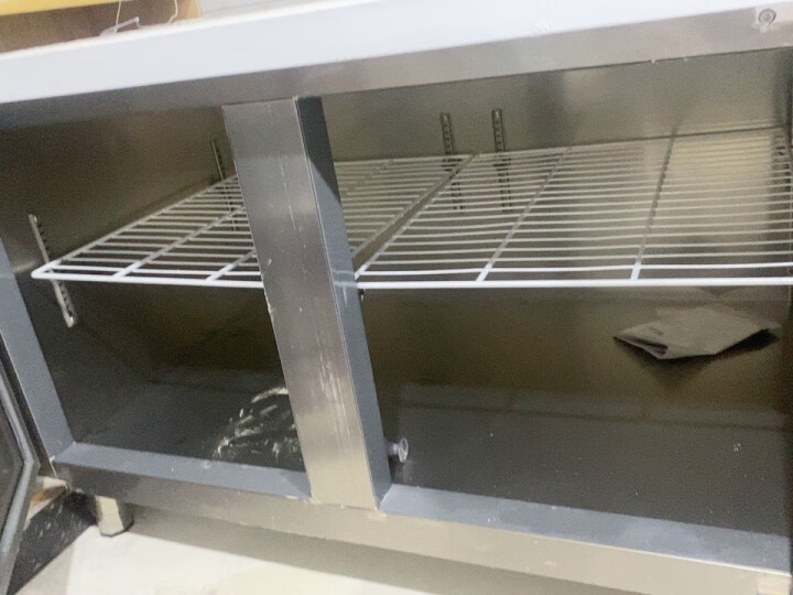 乐创（lecon）冷藏工作台商用保鲜冰柜厨房操作台卧式冰柜奶茶店冷冻柜双温 1.8*0.6*0.8全冷藏 晒单图