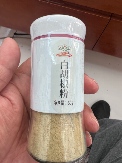 吉得利 香辛料 白胡椒粉 海南纯胡椒粉 烧烤炒菜炖汤 60g 晒单图