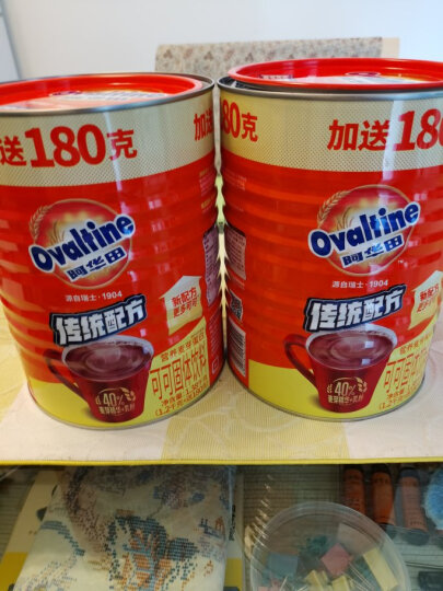 阿华田（Ovaltine）可可粉 营养早餐代餐 奶茶冲饮 巧克力口味 蛋白饮料 袋装400g 晒单图