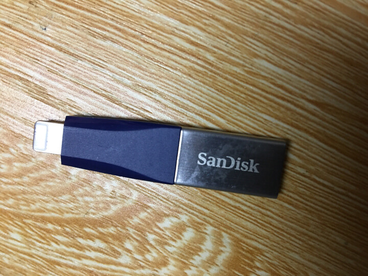 闪迪（SanDisk）128GB Lightning USB3.0 苹果U盘 iXpand欣享 蓝色 读速90MB/s 苹果MFI认证 手机电脑两用 晒单图