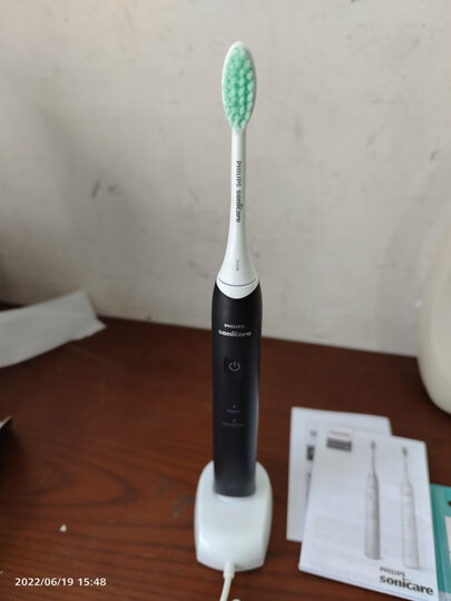 飞利浦(PHILIPS)电动牙刷 成人声波震动(自带刷头*2) 智能净白 牙龈呵护 情侣套装 晒单图