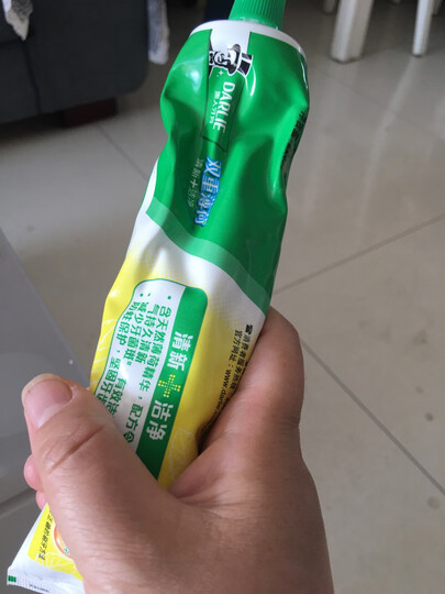 黑人(DARLIE)茶倍健茉莉白茶牙膏140g 清新口气 呵护牙龈 防蛀牙(新旧包装随机发放) 晒单图