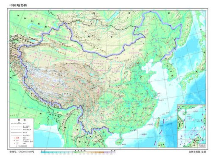 2024年新 地图 立体地形图 中国地理图挂图 世界地理图挂图 3d凹凸版学生专用 55*40厘米 晒单图