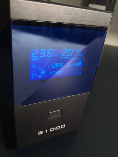 保塔仕UPS不间断电源S1000VA600W家用办公电脑稳压器UPS电源服务器监控防停电应急备用电源 晒单图