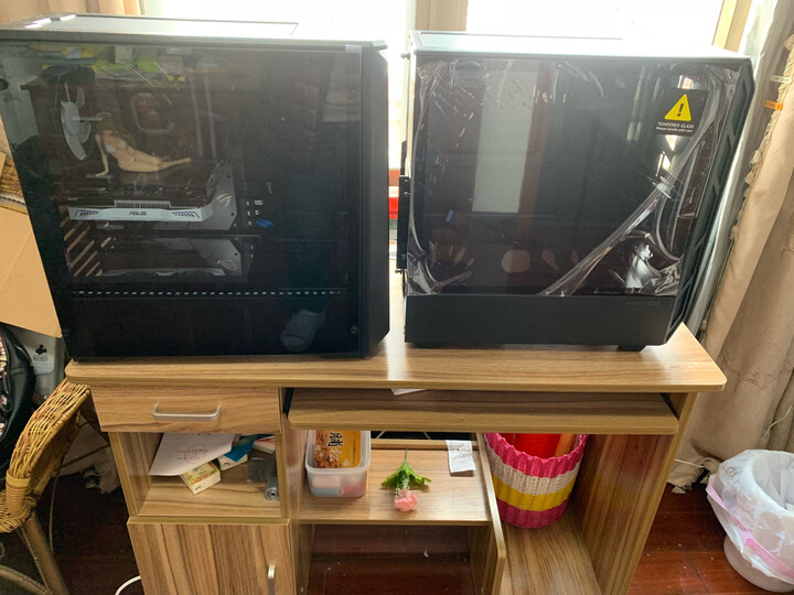 追风者(PHANTEKS) 416PTG钢化玻璃RGB版 黑红 ATX水冷电脑机箱(RGB灯控/280水冷背线/独立电源仓/配风扇) 晒单图