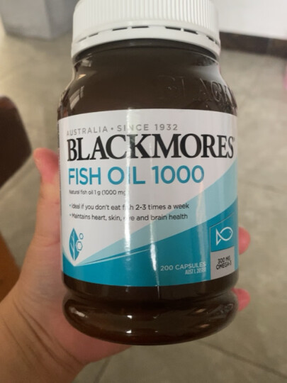 澳佳宝Blackmores鱼油深海鱼油成人Omega3含DHA EPA易吸收rTG型大罐装200粒/瓶软胶囊中老年成人 澳洲进口 晒单图