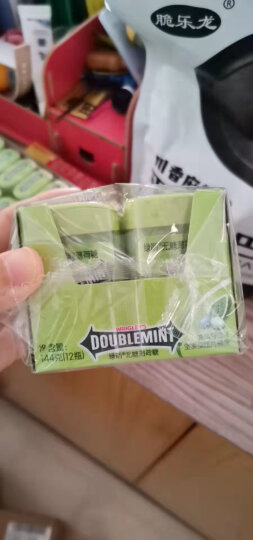 绿箭（DOUBLEMINT）无糖薄荷糖 茉莉花茶味约20粒12g盒装 清新口气 约会 晒单图
