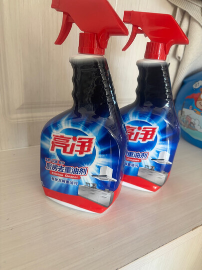 亮净厨房油污清洁剂1L 油污净厨房重油污油烟机专用清洗剂去油污喷雾 晒单图