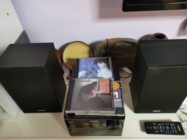 飞利浦（PHILIPS）BTM2310 音响音箱 迷你音响 CD机 CD播放器 FM收音机 USB播放机 蓝牙书桌音响 晒单图