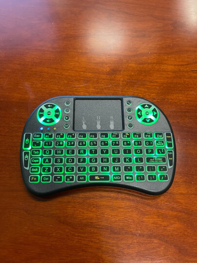 iPazzPort 2.4G无线蓝牙键盘鼠标套装 空中飞鼠 背光多媒体键盘鼠标 游戏手柄遥控器 锂电无线三色背光 晒单图