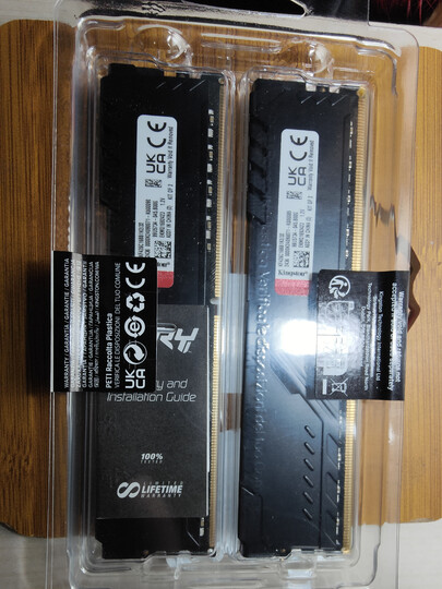 金士顿 (Kingston) 8GB DDR4 2400 台式机内存条 骇客神条 Fury雷电系列 晒单图