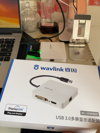 睿因（Wavlink） WL-UG17V2 外置显卡USB转VGA扩屏器 多屏显卡6屏办公炒股扩屏器电脑扩展显卡 晒单图