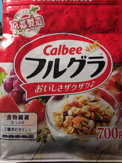 日本进口 Calbee(卡乐比) 富果乐 水果麦片700g/袋 早餐谷物冲饮燕麦片(新老包装随机发货) 晒单图