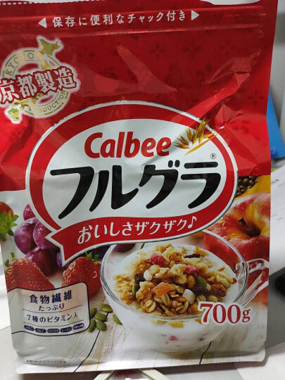 卡乐比经典水果燕麦片700g 日本原装进口食品 营养早餐 即食零食 方便代餐饱腹 晒单图
