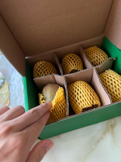 佳沛（zespri）绿奇异果优选经典果6粒 单果约89-103g  水果礼盒 送长辈 晒单图