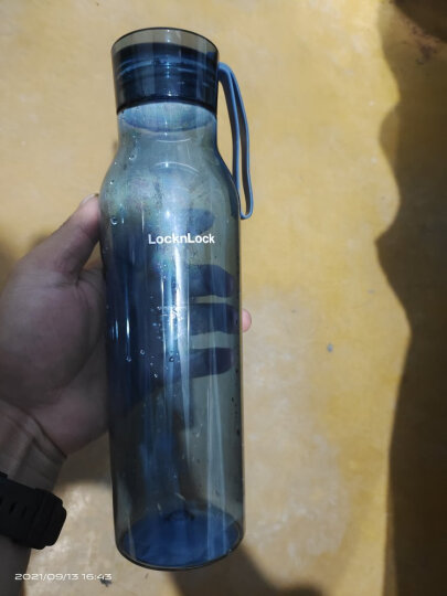 乐扣乐扣(lock&lock)运动塑料水杯学生杯便携随手带杯子两件套HLC644S601（550ml*2）绿色+紫色 晒单图