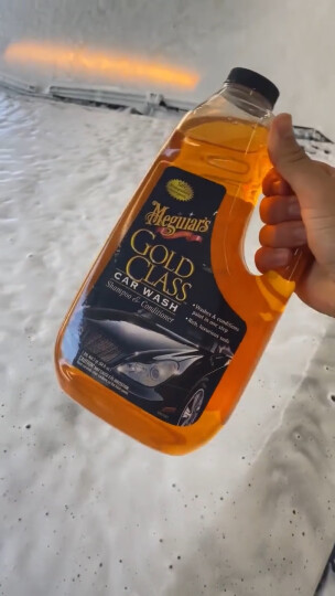 美光（Meguiar's）金装蜡水洗车液3M滋润浓缩去污水蜡洗车液香波泡沫清洗剂G7164 晒单图