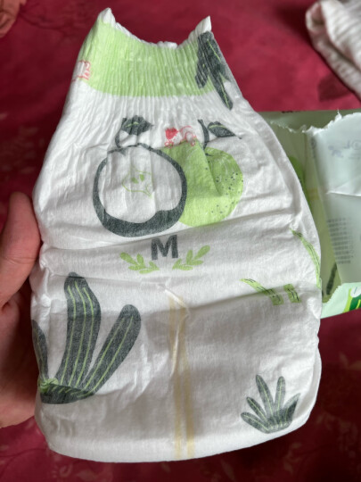 雀氏（Chiaus）薄+C果然裤纸尿裤 M23片(6-11kg)婴儿尿不湿 小包 轻薄透气 晒单图