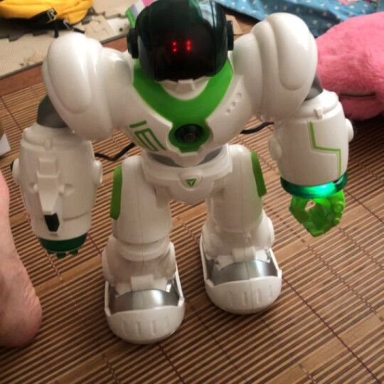 盈佳（AMWELL）智能遥控机器人玩具充电电动战警编程跳舞儿童礼物 5088机器人-大型35CM身高 晒单图