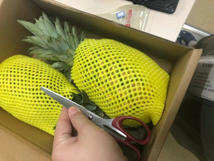 佳农 菲律宾菠萝 礼盒装 2个装大果 进口水果礼盒 生鲜菠萝水果 晒单图
