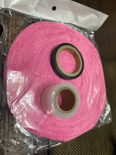 品特（pincinet） 品特毛巾手胶 超细纤维吸汗带 大盘装握柄皮10米长 粉红色10米（送打底膜和封口胶） 晒单图