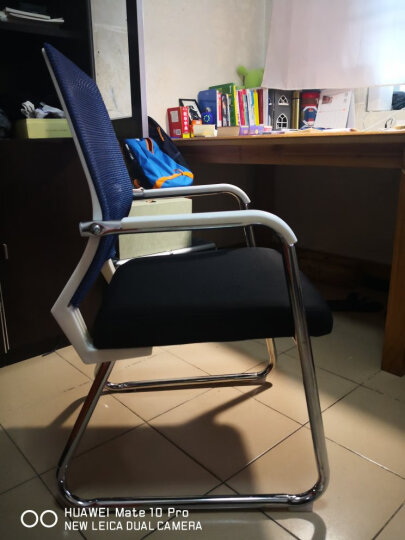 中伟电脑椅办公椅职员椅会议椅家用网布椅子弓形休闲座椅 晒单图