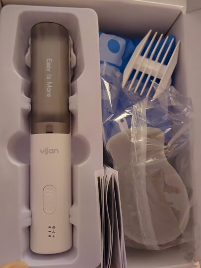易简（yijan）婴儿童理发器 宝宝剃头器 成人可用电推剪发器电动推子防水 HK85II 晒单图