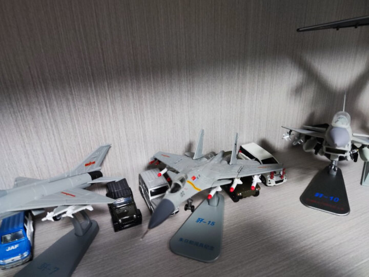 Terebo 1:72歼10飞机模型仿真合金军事战斗机模型退伍纪念品 阅兵版单座 晒单图