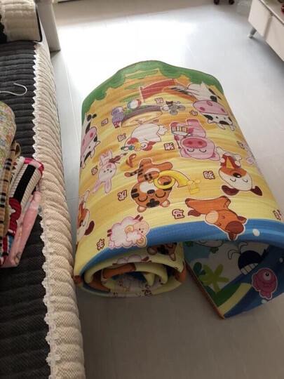 迪士尼DISNEY 双面加厚宝宝爬行垫爬爬垫 防滑地垫游戏毯 加厚2cm 晒单图