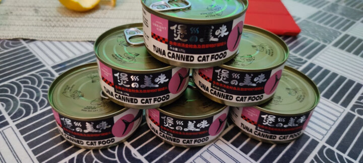 优朗（U－BRIGHT）宠物猫用鱼骨浓汤金枪鱼及翡翠明虾猫罐头170g*24罐 晒单图