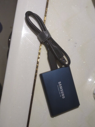 三星（SAMSUNG） 500GB Type-c USB 3.1 移动固态硬盘（PSSD） T5 蓝色 传输速度540MB/s 安全便携 晒单图