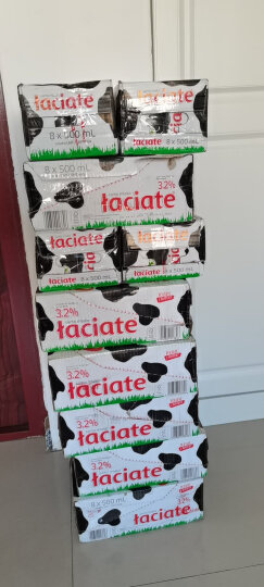 Laciate波兰原装进口全脂牛奶0.5L*8整箱礼盒装 牧场草饲 高钙优质乳蛋白 晒单图