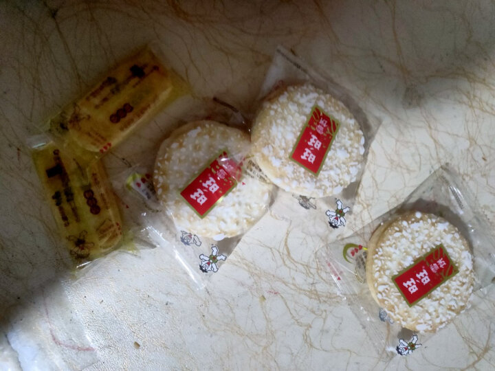旺旺【联名款】雪饼仙贝组合装 出游必备零食饼干  618g礼包 晒单图