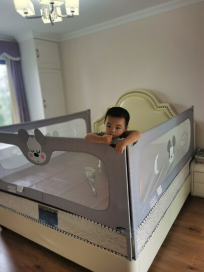喜里咿喜里咿（Hilibab）床围栏婴儿童床防护栏升级款安全防夹手床护栏 安睡米奇（立体）-1.5米单面装 晒单图