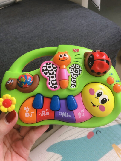 汇乐玩具电子琴儿童玩具婴幼儿宝宝早教男女孩音乐儿童周岁礼物 晒单图