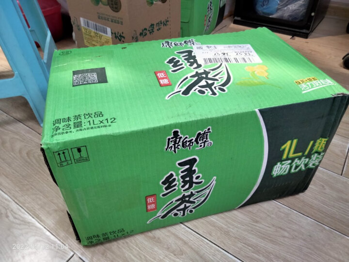 康师傅 绿茶1L*12瓶 蜂蜜茉莉味低糖饮料饮品大瓶畅饮装整箱 晒单图