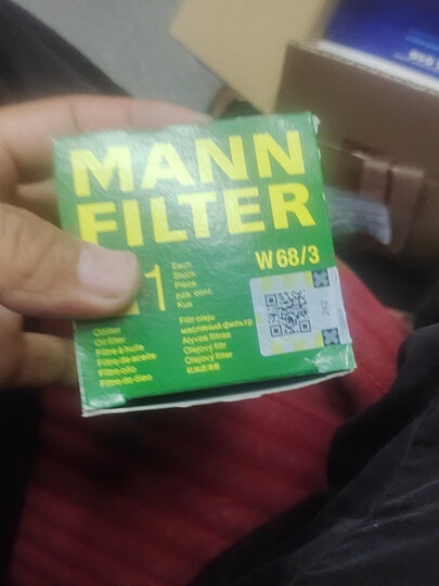 曼牌（MANNFILTER）机油滤清器机滤机油滤芯W68/3卡罗拉雷凌RAV4荣放花冠威驰致炫 晒单图