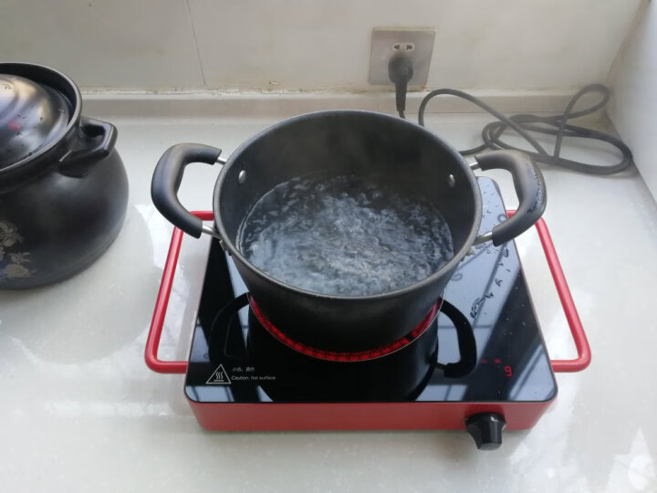 米技Miji电陶炉电磁炉德国米技炉电煮茶炉家用办公便携台式茶炉 Home Q6 咖色 1100W 晒单图