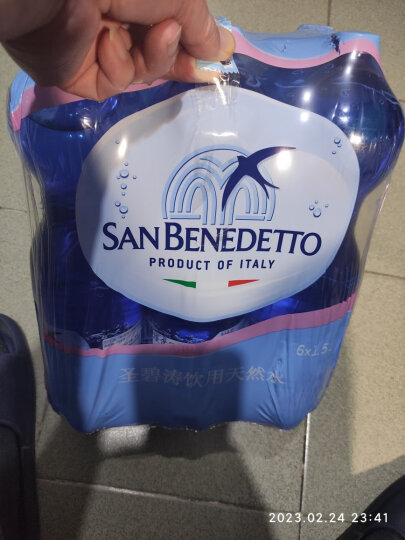 圣碧涛（San Benedetto）意大利进口 饮用天然水500ml*24瓶 （新老包装交替）（不同于矿泉水） 晒单图