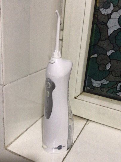 博皓（prooral） 冲牙器洗牙器水牙线 便携式设计 牙齿冲洗器口腔清洁器正畸 橙色 晒单图