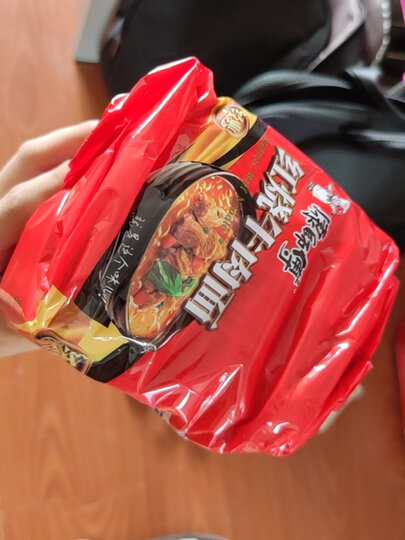 康师傅方便面红烧牛肉袋面泡面五连包休闲零食 晒单图