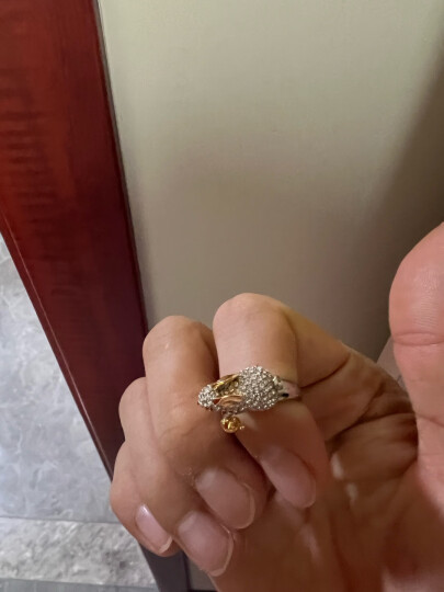 MyMiss银戒指女食指开口指环十二生肖戒子银饰品生日新年礼物送女友老婆 兔 晒单图